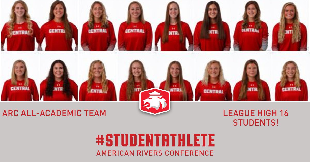 Big shoutout to our LEAGUE HIGH 16 student-athletes named to the American Rivers Conference All-Academic Team!  ALL 16 of these girls earned a 3.5 GPA or higher!  Way to work hard and win in the classroom too! #StudentAthleteStuds  #WinnersInTheClassroom