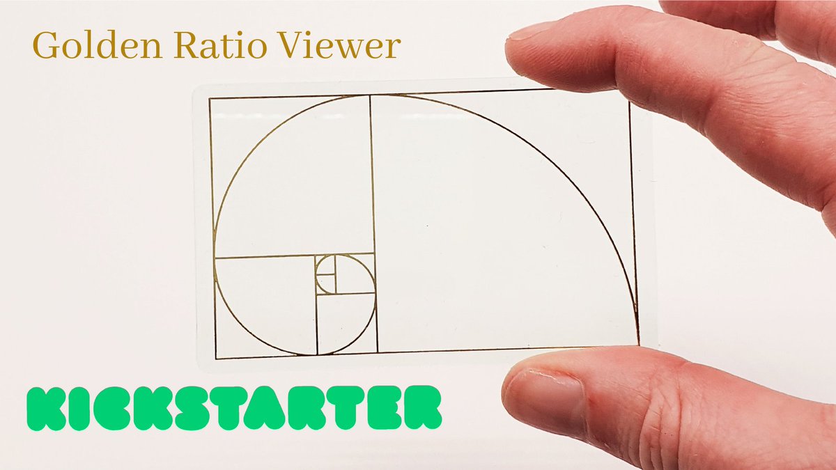 KatieCreatie's tweet photo. Finally... the @Kickstarter for a Golden Ratio Viewer is live! Follow the campaign for updates on the launch here:
https://t.co/PnsKdx381l 
#goldenratio #fibonacci https://t.co/Lx67AVX56r