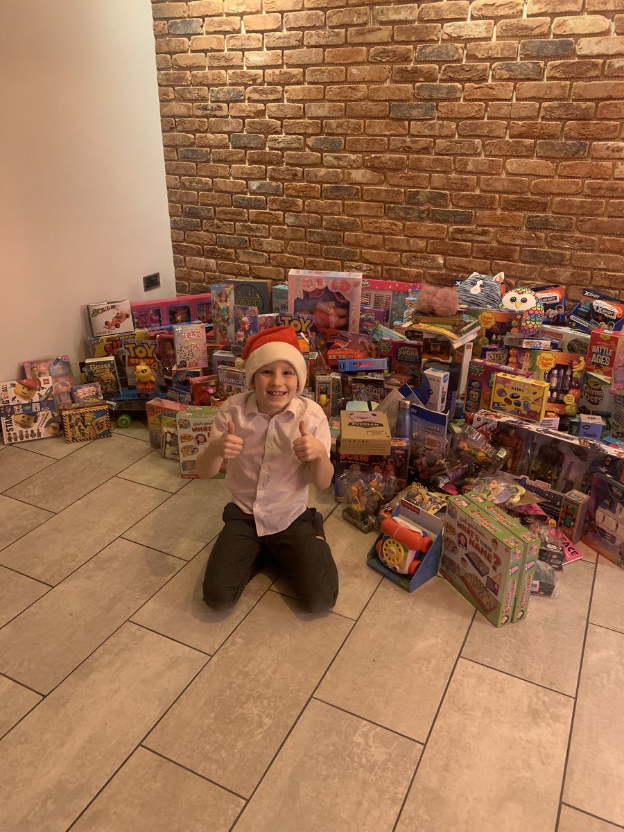 suzycartwright's tweet photo. He is just amazing ❤️ Thank you so much for everyones support in helping Flynn achieve his goal in ensuring every child gets a gift this Christmas! You are all on the good list 🎅🏻❤️🎄#soproud #supprtinglocalcharity #nct @DelamereAcademy https://t.co/oACsnxCqTZ