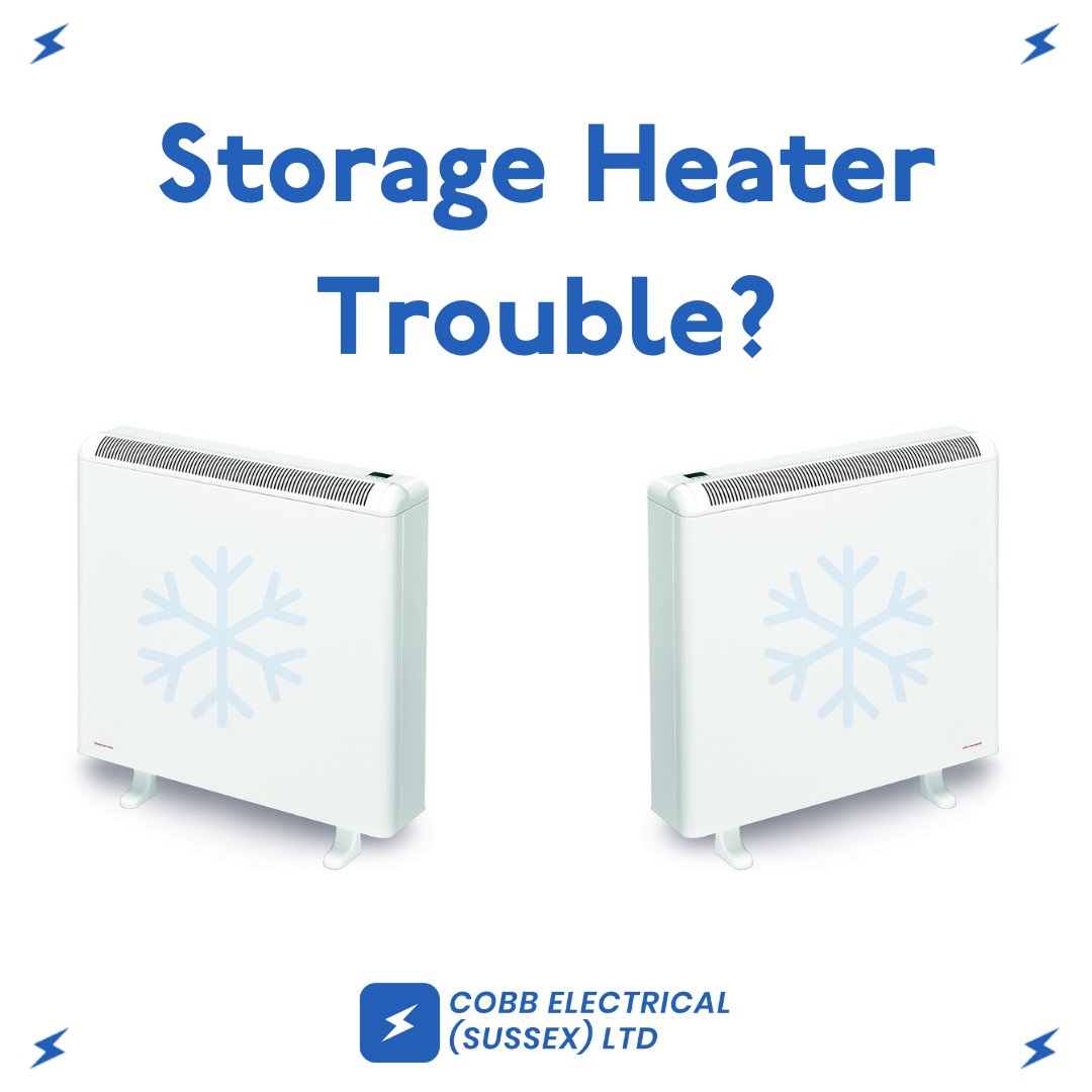 cobbelectrical's tweet photo. Cold weather giving your heaters grief? 🥶

Freeze no longer! Give us a call on the number below, and we'll be round to make sure they're fixed and keeping you warm again ♨

☎ 01273 566667

#electrician #sussex #brighton #hove https://t.co/mFxEIHVhyP