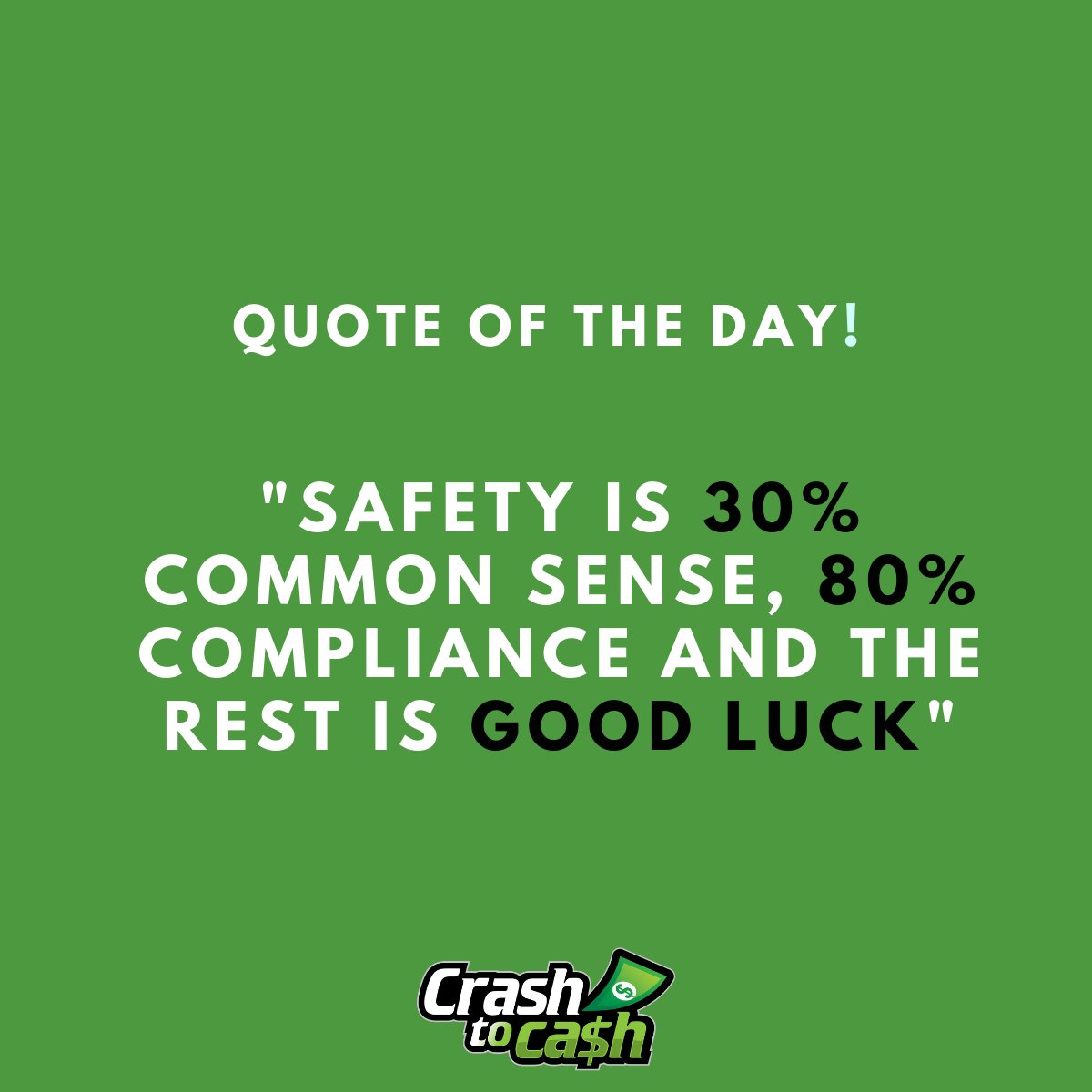Safety is a combination of discipline, compliance, common sense, and some good luck.
📞 Call us today 1-855-77 CRASH
👉www.crashtocash
#accident #caraccident #crash #car #lawyer #attorney #cars #crashtocash