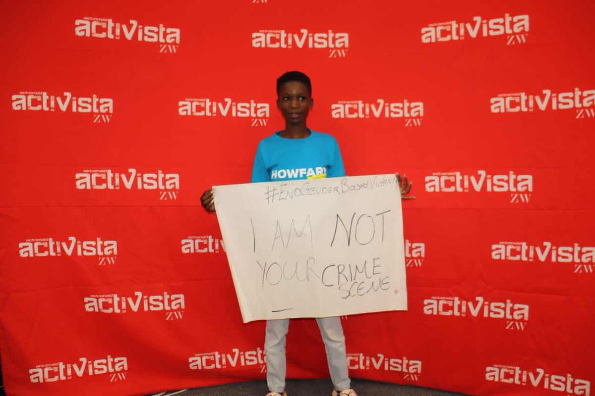 #am not your crime scene,
Gender based violence it's an everyday pandemic which requires 365days to fight against not just 16days,awareness should be done each and everyday and let's take everyday as an opportunity to end GBV,I stands in solidarity with victims of GBV everyday.