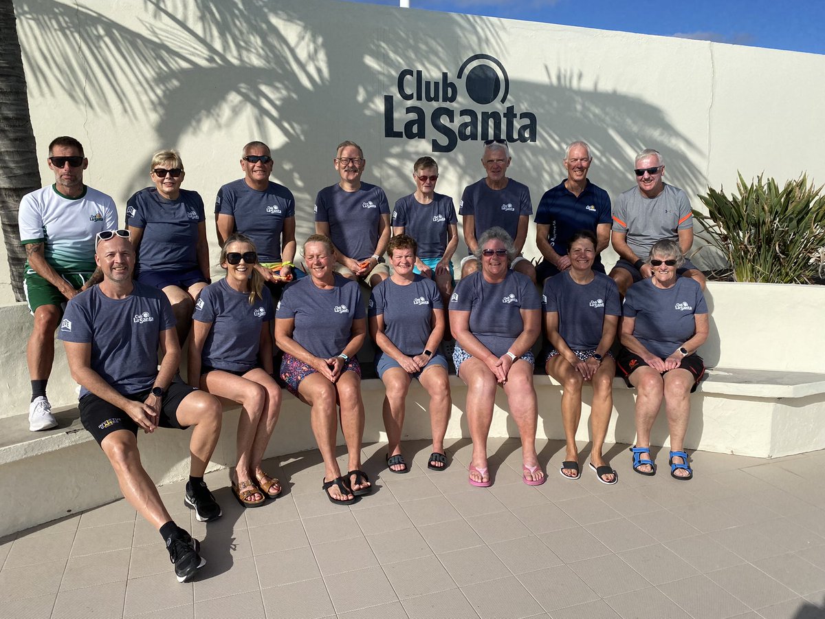 Masters swim camp 2021 Training Camp photo before the Penultimate swim session
