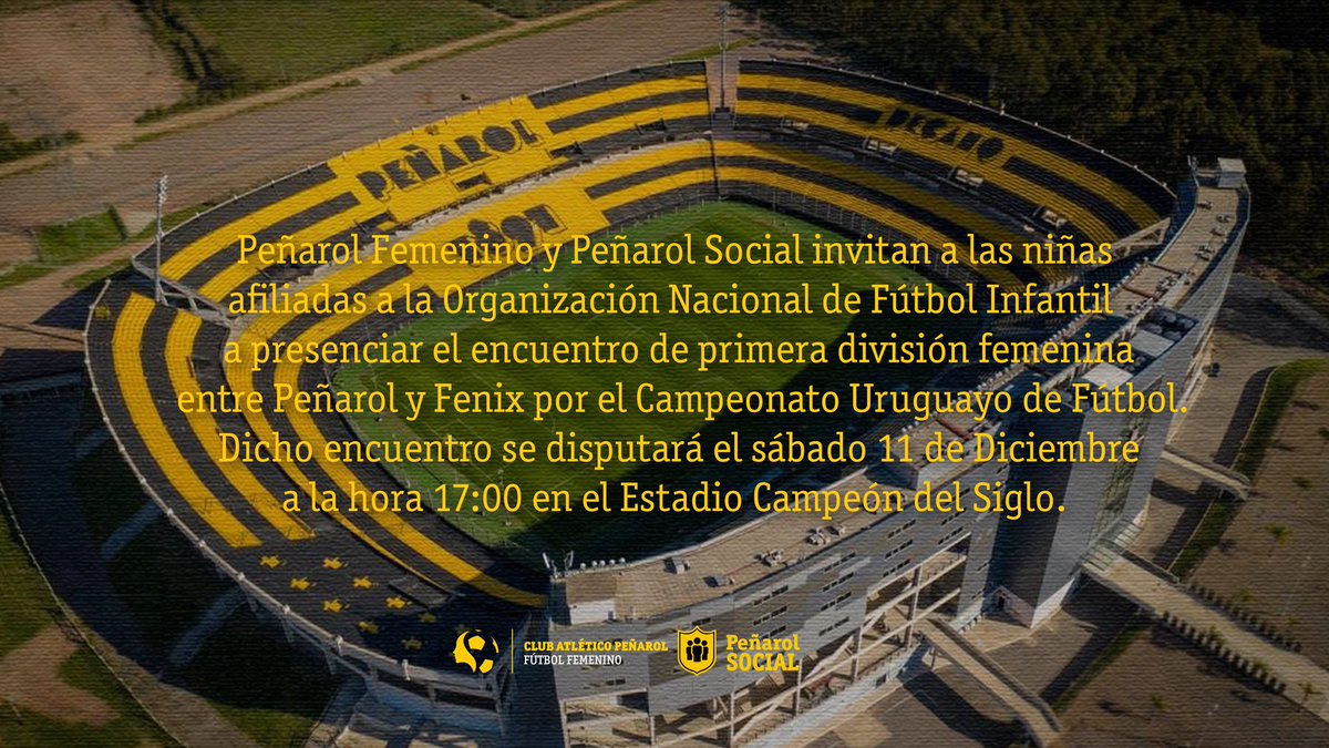 FemeninoCAP's tweet photo. 🏟 ¡El CDS de fiesta!
El plantel de primera cierra la primera fase del Uruguayo en #NuestraCasa
🧩 De la mano de @cap_social tendremos una jornada de juegos, premios y sorpresas. Nuestras invitadas serán de @ONFINinas
🎟 En breve venta de tickets para público general. https://t.co/zdjLhA8B9d