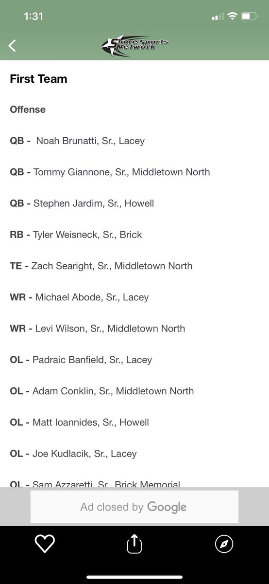 tommy_giannone's tweet photo. Blessed to be named All Division 1st Team! https://t.co/w6eu1ua68k