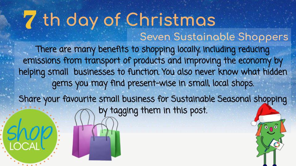 LfsHighland's tweet photo. On the 7th day of Christmas my LfS friend gave to me: 7 sustainable shoppers - help the local economy and planet @SupportInvernss is designed to help promote businesses &amp; highlight the amazing products, services &amp; charities  found in the Highland capital. #lfs12dayofChristmas https://t.co/FctUzDbNXl