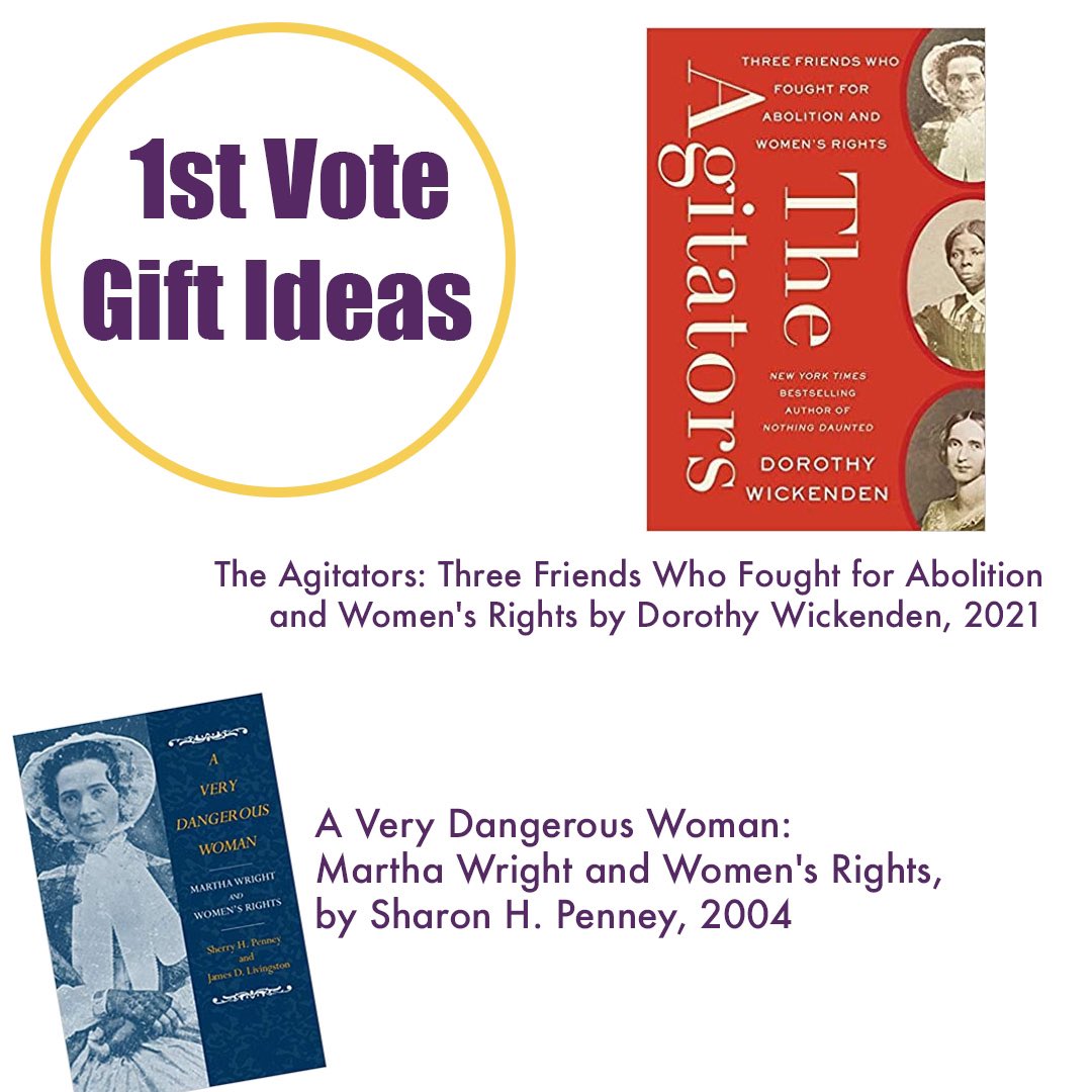 1stA1stV's tweet photo. Looking for a gift that inspires and educates? Take a look at our book recommendations that feature topics and individuals important to 1st Amendment-1st Vote. Celebrate women this holiday season. #futureisfemale https://t.co/MZSsRsrkD4