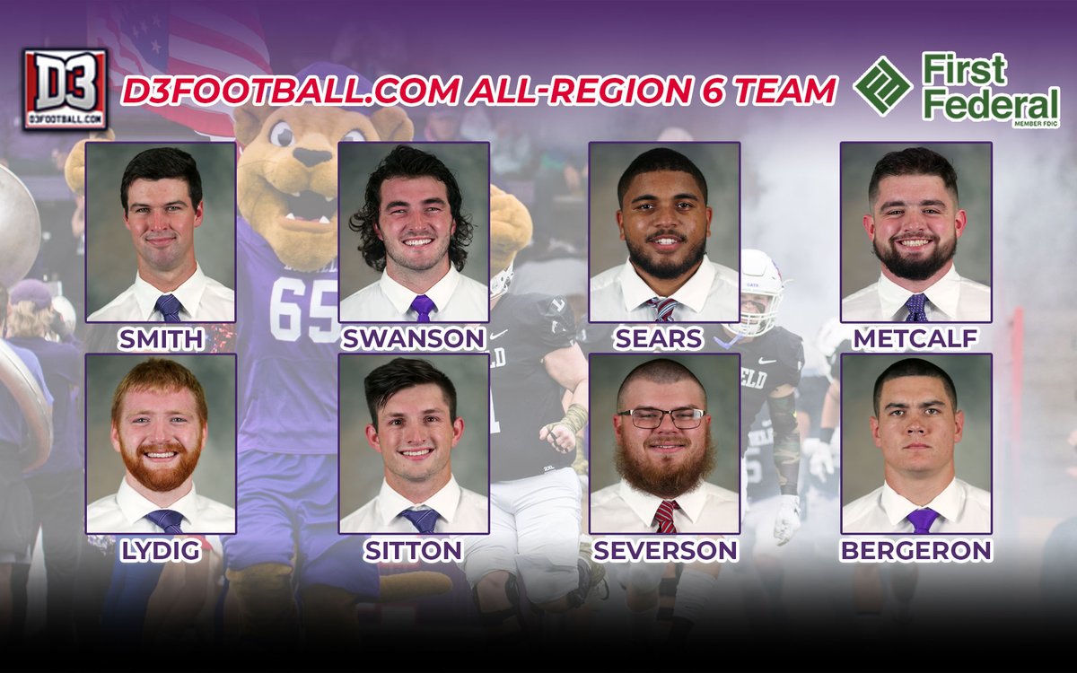 LinfieldFB's tweet photo. Eight 'Cats were named to the @d3football All-Region 6 Team, led by senior quarterback Wyatt Smith, the Offensive Player of the Year!

📰https://t.co/3GgkZWQyOH

#RollCats | #FeedTheStreak | #Catdome | #NWCfb | #D3fb https://t.co/5Z0VipTu3X