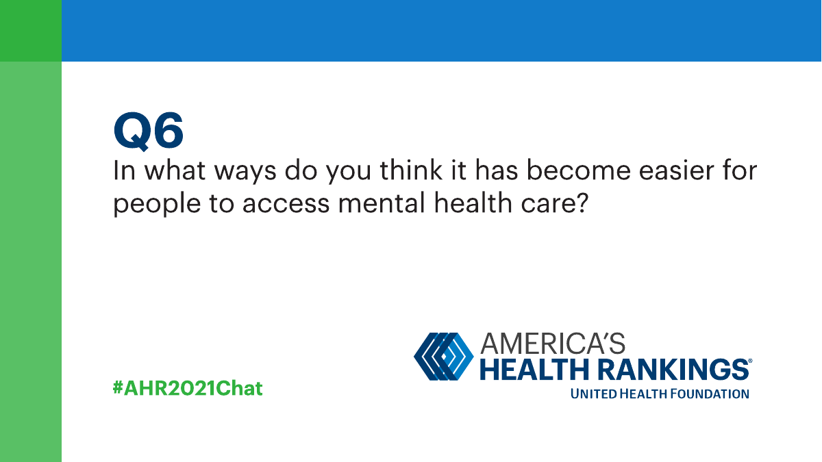 UnitedHealthGrp's tweet photo. Frequent mental distress ↓4% between 2019 and 2020, reversing a steady increase from 2014-2019. Even so, frequent mental distress still affects 34 million adults. #AHR2021Chat

View the data: https://t.co/5vw0qq9Mol https://t.co/W8IhmexTCN