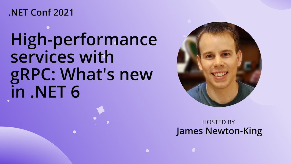 dotnet's tweet photo. gRPC is a high-performance RPC framework used for building fast apps. 

In today's #dotNETConf session replay, we learn more about transient fault handling and client-side load balancing.

📺 https://t.co/64MusWuoNn https://t.co/kgDsF962Lj
