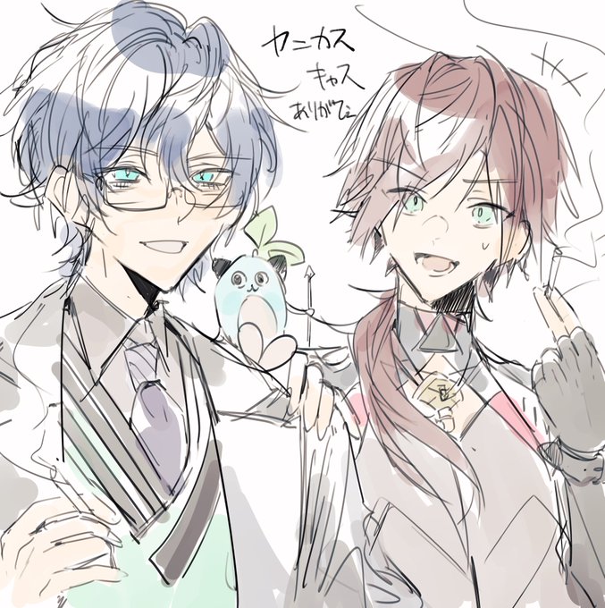 #まめねことレオス #イロ絵す 

突貫……キャスめっちゃ助かった〜〜〜 
