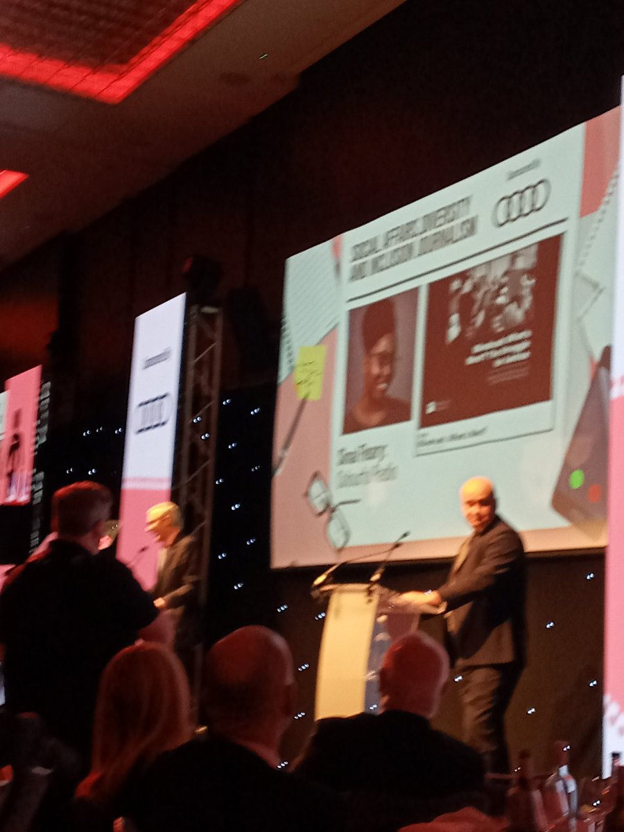 I didn't win tonight, but I feel like a winner being a finalist at the #BritishJournalismAwards representing the amazing <a href="/colourfulradio/">Colourful</a> 📻🖤🙏🏾😊

Congratulations to all the finalists and the winners. 🎉🎉🎉

Thank you <a href="/pressgazette/">Press Gazette</a> for making me a finalist this year. 😊