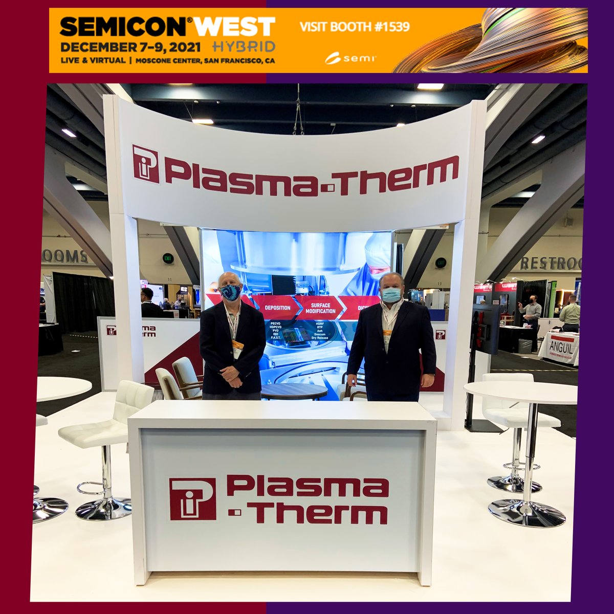 Visit us at #SEMICONWest at booth #1539 to learn about our #etch, deposition, #surfacemodification, & dicing solutions! hubs.la/Q010xd5N0
#PlasmaTherm #SEMICON #Semiconductor #SemiconductorIndustry #Semiconductors #PlasmaEtch #PECVD #HDPCVD #IonBeamEtch #ReactiveIonEtch