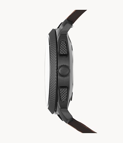 zleuth's tweet photo. @fossil hey guys, while looking for another fossil watch(currently using commuter smoke), I noticed one of the hybrid watches pictured has a weird gap in the case. Bottom knurled face. https://t.co/NAfYbkSsOn