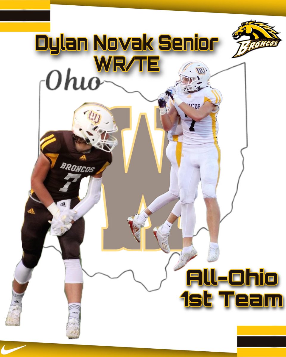 CoachNOsborne's tweet photo. Congrats to @dylan_novak7 for being named All-Ohio 1st Team!! #RiseAsOne #BrownCountyBuilt https://t.co/shLwenR5iE