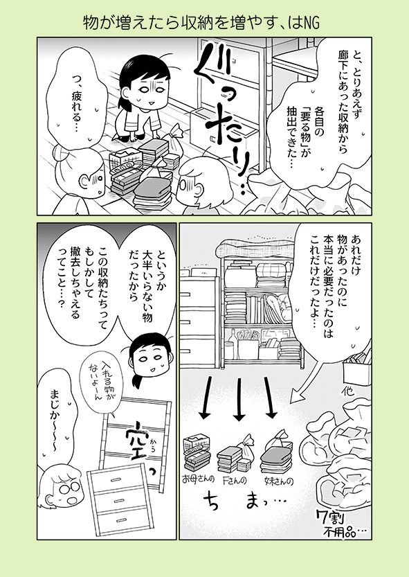 12 9 片付け漫画 ちゃんとしなきゃ をやめたら二度と散らからない部屋にな なぎまゆ 片付け関連書籍発売中 の漫画