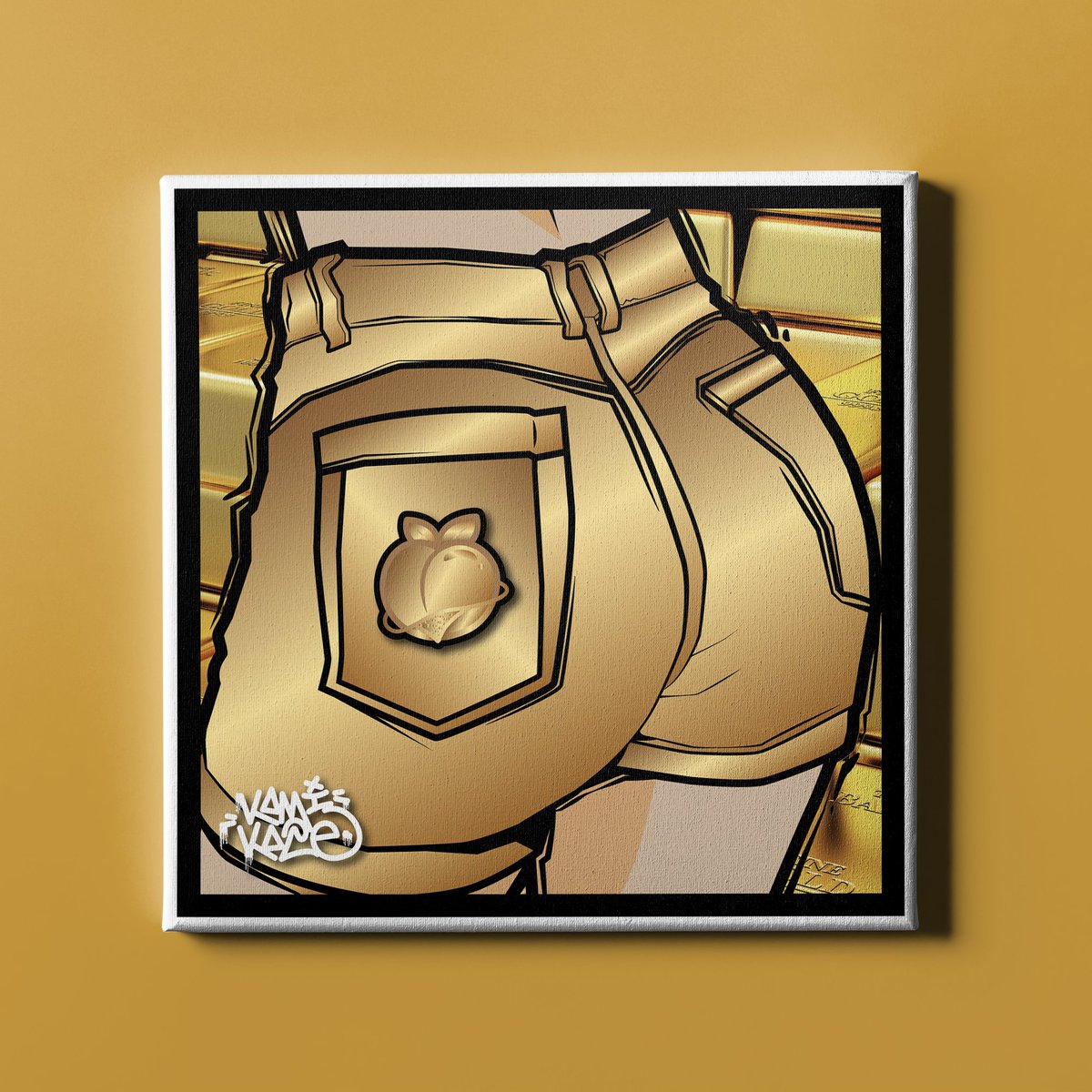 kamikaze_oni's tweet photo. This piece is a (NFF) Nun-Fungible Fortune….it's worth Gold! // Limited edition "Peaches" (25/50) // Butt Landscapes //
#NFT  #nftart #nftartist #nfts #nftcollector #nftcommunity #cryptoart #critoartist #nftphotography #nftanimation #nftvideo #gold #newcollection https://t.co/fZzCZz5Cnc