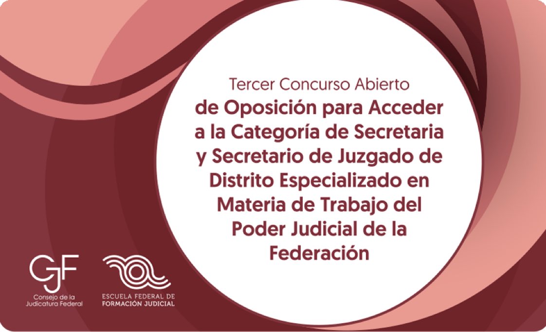Es una oportunidad de ingresar al poder judicial federal.