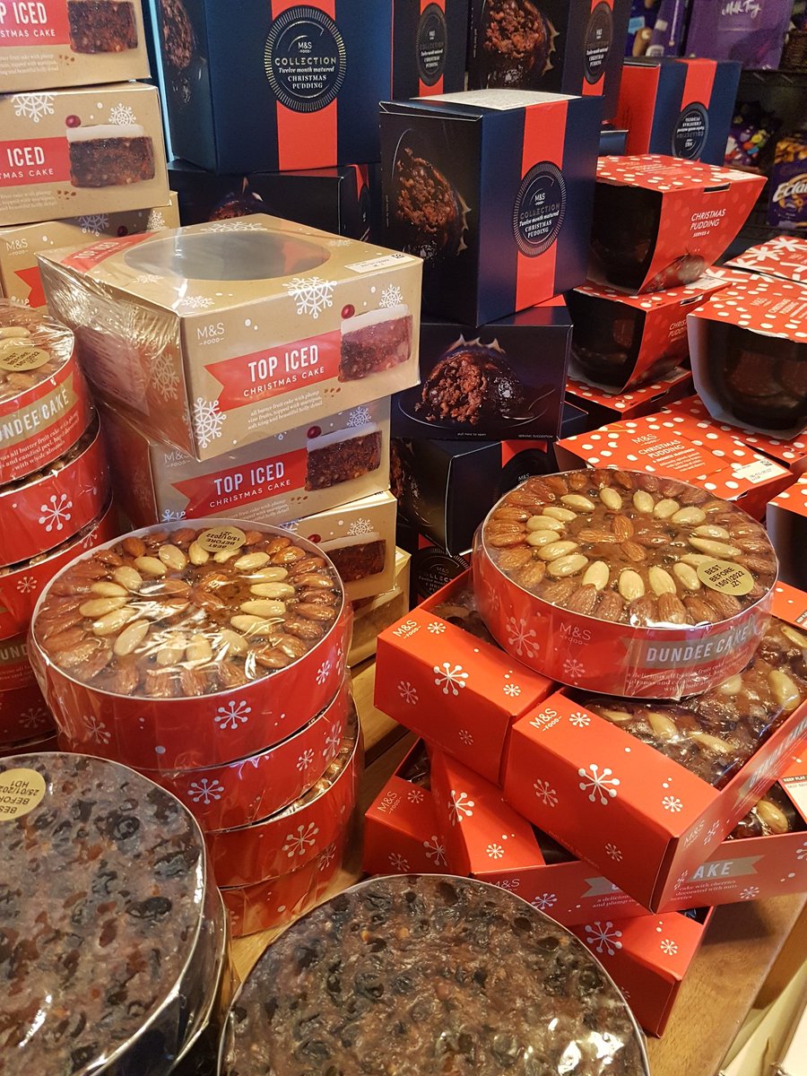 CTCDunbar's tweet photo. M&amp;S Christmas items have arrived! https://t.co/ZLTNdDXRPv