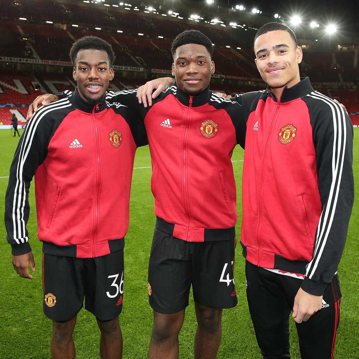 🔴 Anthony Elanga 🔴 Teden Mengi 🔴 Mason Greenwood Manchester United academy boys 👏 #UCL