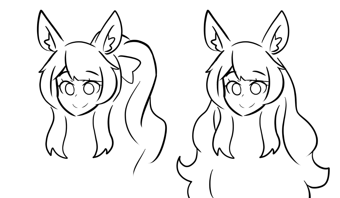 I'd like to imagine Blemishine with her hair down 