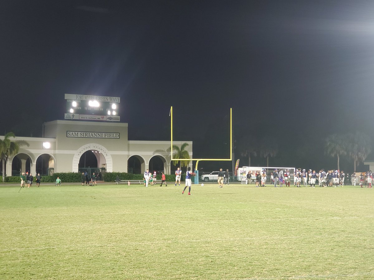 CJ Haddad (@haddad_cj) on Twitter photo Here at Sam Sirianni Field in Fort Myers for the 33rd annual Rotary South All-Star Classic where the area's top seniors take the field one last time.
Plenty of Cape Coral based schools representing tonight. Should be a great game.
⏰ 7 pm
I'll have live updates.
<a href="/CapeCoralDaily/">Cape Coral Daily Breeze</a> Here at Sam Sirianni Field in Fort Myers for the 33rd annual Rotary South All-Star Classic where the area's top seniors take the field one last time.
Plenty of Cape Coral based schools representing tonight. Should be a great game.
⏰ 7 pm
I'll have live updates.
<a href="/CapeCoralDaily/">Cape Coral Daily Breeze</a>