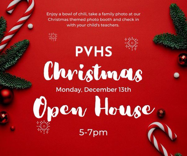 Five more days! This Open House will be informative and mentally and physically filling. We want to share with parents what teachers are doing in the classroom as well as enjoy each other’s company over a nice, hot bowl of chili! Come out and join us!