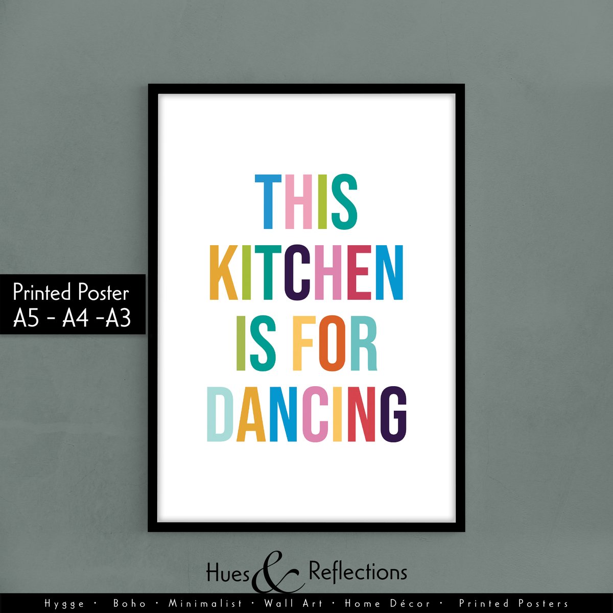 This Kitchen Is For Dancing | For those of us who just love to by HuesandReflections etsy.me/3oAqnPw via <a href="/Etsy/">Etsy</a>