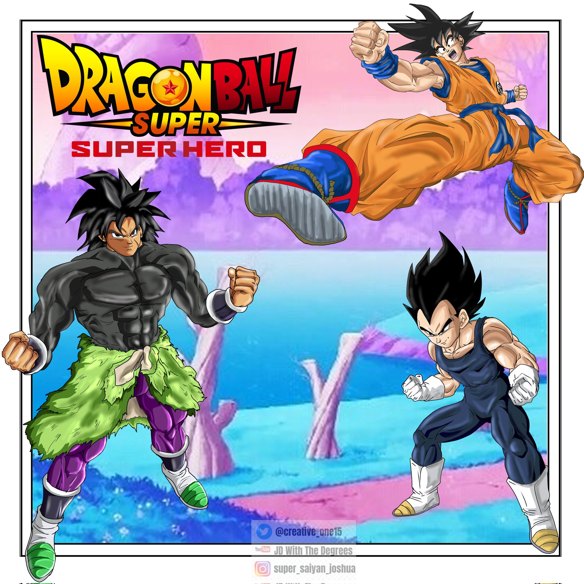 Dragon Ball Super: Super Hero ganha novo pôster com Goku, Vegeta e