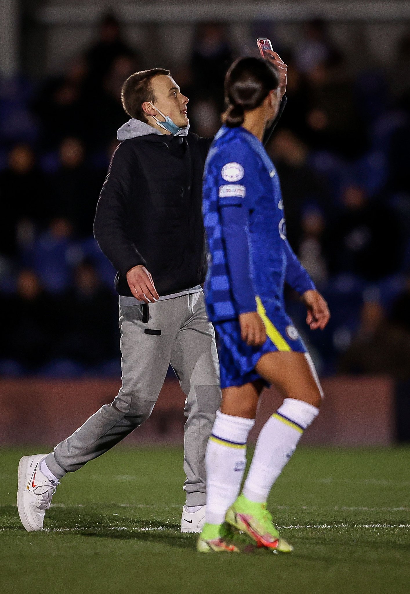 B/R Football on Twitter "A pitch invader ran onto the field during