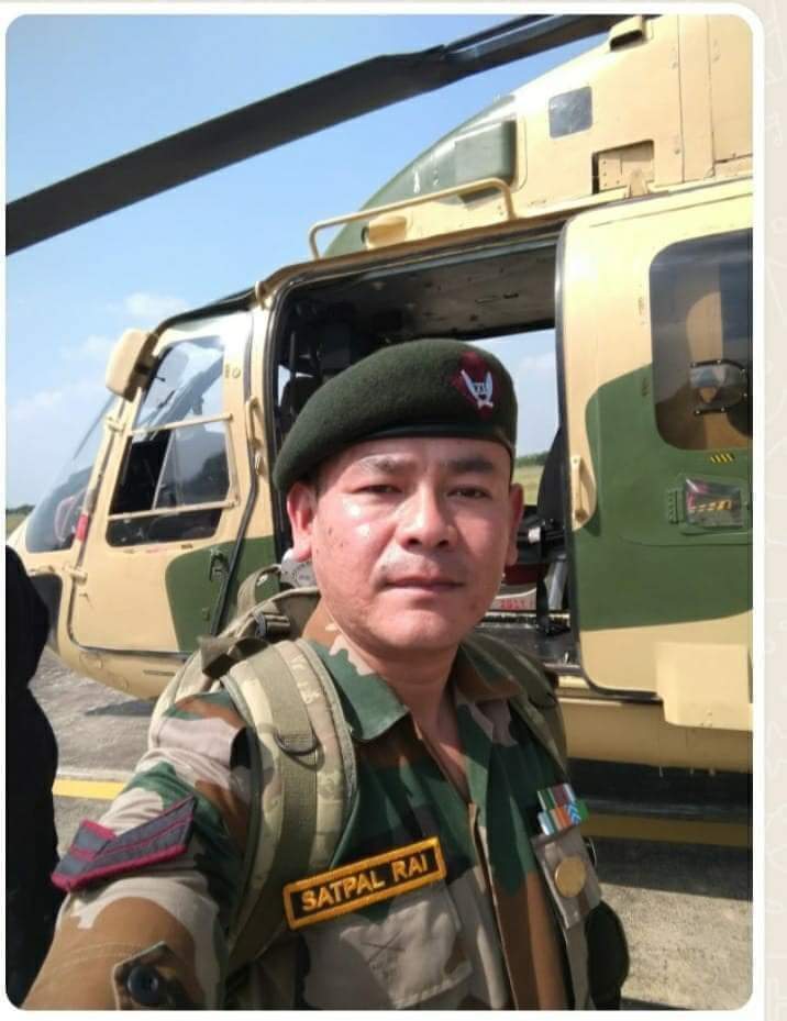 Indian Gorkha Satpal Rai of Glenburn,Takdah, Darjeeling lost his life.He was one of the PSO of Gen Bipin Rawat who lost his life in the helicopter crash.Heartfelt tribute to brave Gorkha soldier.#GorkhaRifles https://t.co/cA5mc47NDJ