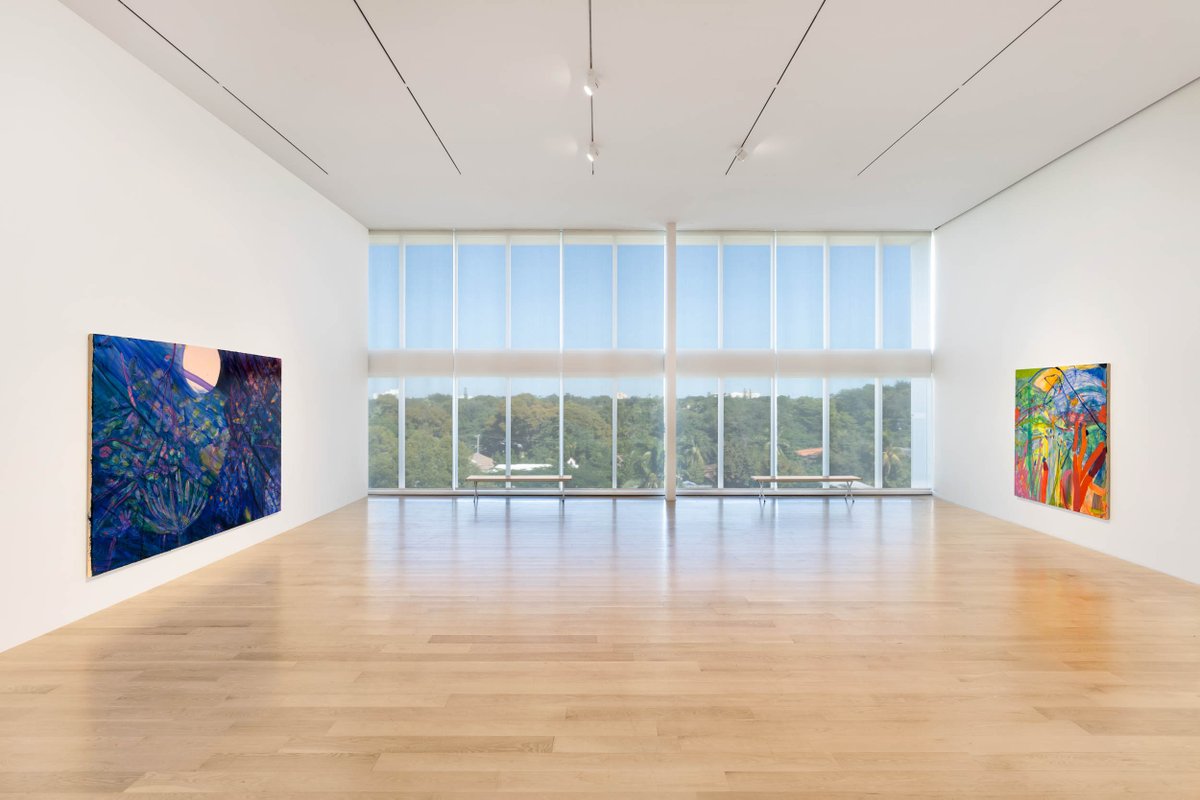 icamiami's tweet photo. #ICAonview: ICA Miami is thrilled to share the first images from one of our newest exhibitions, "Yet, Another Pathetic Fallacy" by London-based artist #JadeFadojutimi, currently on view in our third-floor Special Exhibition Galleries. https://t.co/ZY3F6GWuIa