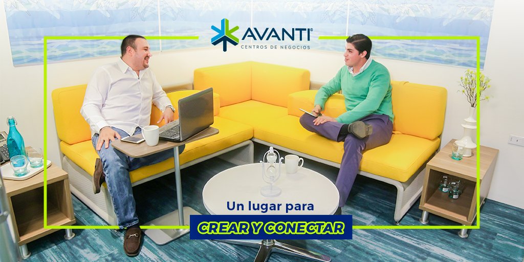 CentrosAvanti's tweet photo. Queremos que te sientas cómodo con nosotros por eso, cada una de nuestras oficinas está lista para recibirte con la mejor tecnología y nuestros espacio están llenos de un #coworker que va por los mismos objetivos que tú.

#CentrosAvanti https://t.co/6LMsmHGCON