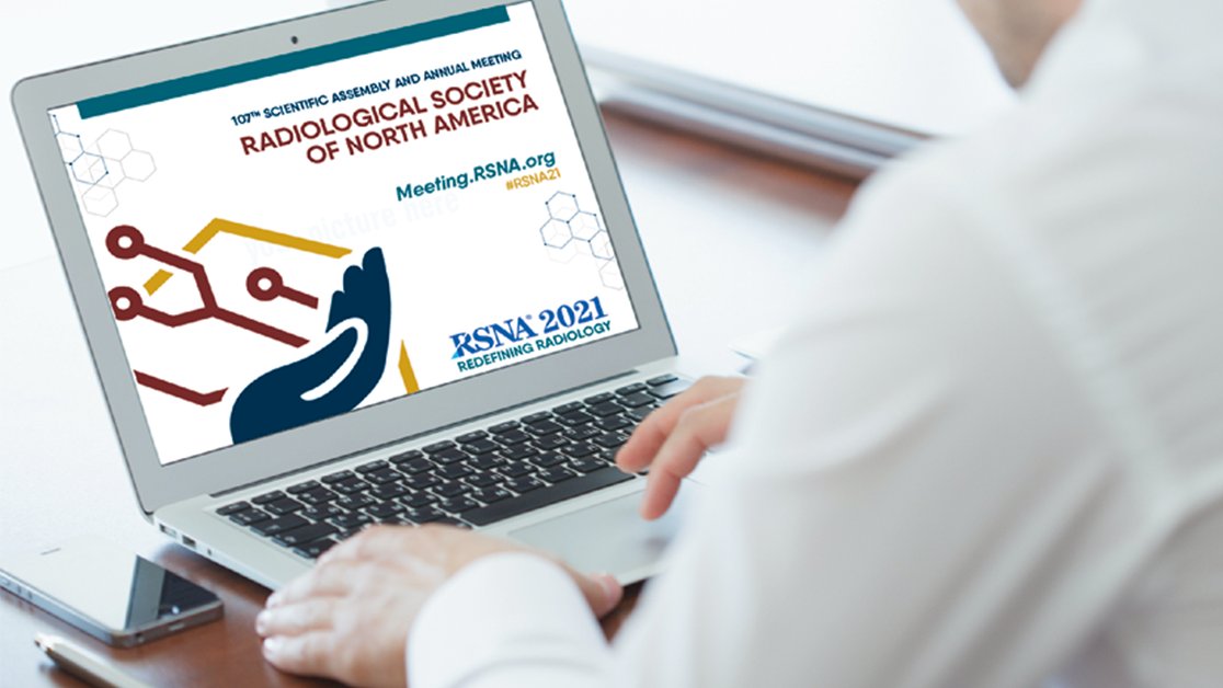 RSNA's tweet image. There's lots more #RSNA21 to explore! Register for the Virtual Meeting for access to 100% of eligible content on demand through April 2022. Register today: bit.ly/2HPDbei