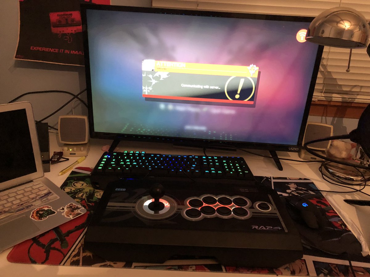 LinkPink7's tweet photo. New Fightstick Real Arcade 4 Pro with modded sanwa push-in buttons and a bat top. I’m changing the 4 gate to an 8 gate today hopefully. https://t.co/Dy1mdvZZr6