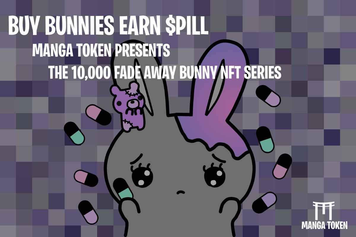 🔥Buy Bunnies &amp; earn 100 $PILLs DAILY!
🔥Join our Fade Away Bunny Pre-Sale!

🔥Minting on 27th Dec 2021!

🛎️1 bunny at 0.06 ETH

Find out more: fadeawaybunny.com

#NFTCommunity #nftcollector #GEMS #NFTs #NFTGame #CryptoNews #NFTdrop #CryptoInvestment