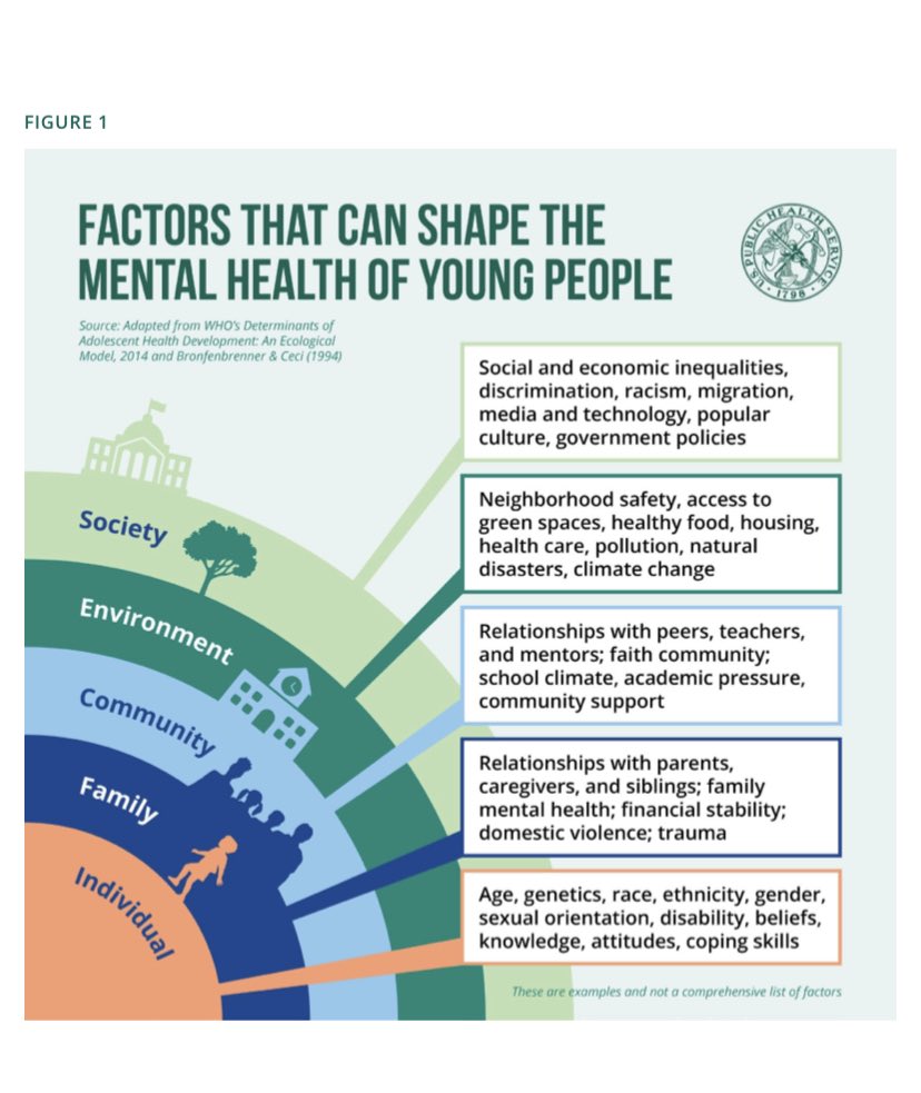 Seriously. This graphic is a roadmap that beautifully builds on Bronfenbrenner’s work. #mentalhealth