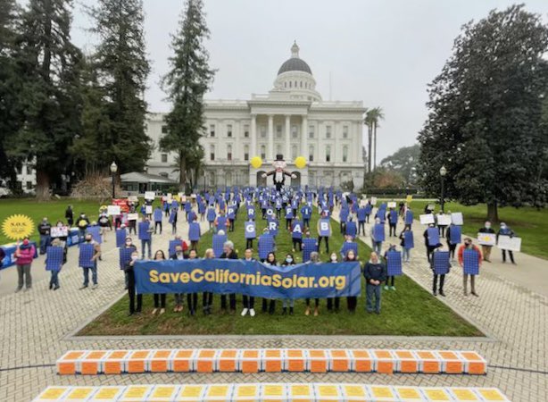 NancyChaires's tweet photo. Proud to stand up to protect the ability of schools to install solar energy systems. Tell @californiapuc to #savesolar. Don’t price us out of this vital technology. #SchoolEnergyCoalition https://t.co/0sECzaxkKG