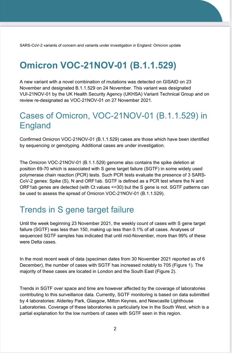 alexvespi's tweet photo. Updated risk assessment on Omicron @UKHSA https://t.co/YWVvOwZNWT