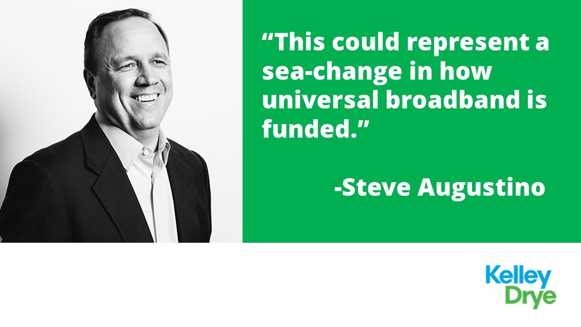 In an article in this month’s Independent Communications News, Steve Augustino discusses the future of the Universal Service Fund – where major changes could be on the way for the 25-year old program.

kelleydrye.com/News-Events/Pu…

<a href="/KelleyDrye/">Kelley Drye & Warren LLP</a> <a href="/KelleyDryeComm/">Kelley Drye's Communications Practice</a>