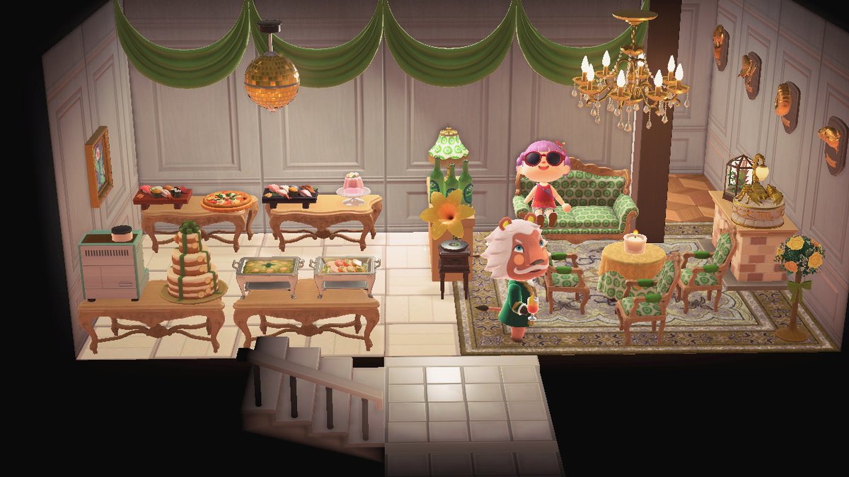 Amy_MIB's tweet photo. Fancy bathroom part 2 of 2 #AnimalCrossing #ACNH #NintendoSwitch https://t.co/8Gm95eu0eI