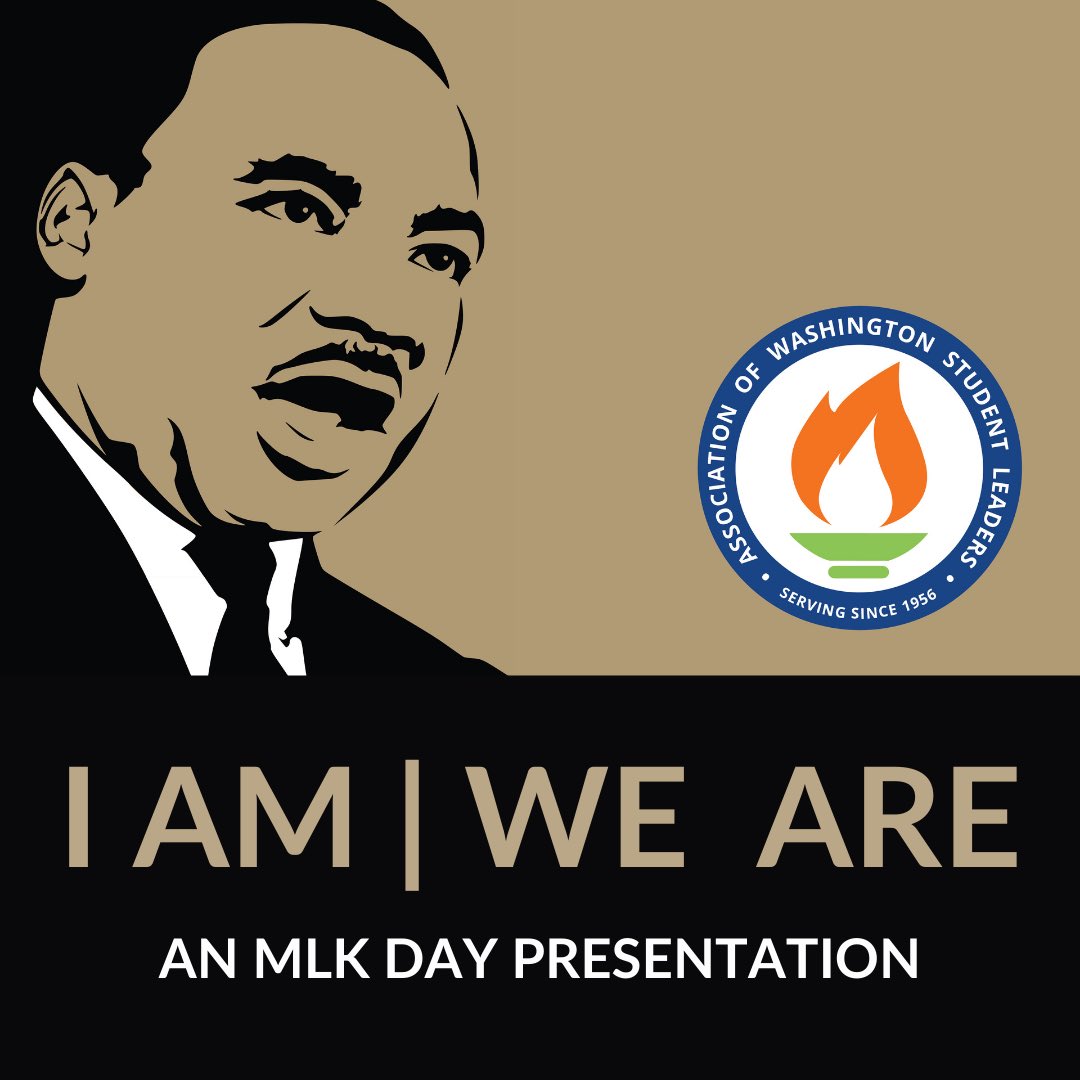 AWSLeaders's tweet photo. I Am | We Are — We are proud to announce our 2022 MLK program is available for elementary, and secondary schools. Program includes a new keynote, implementation guide, engagement questions! 

Visit https://t.co/P974IbBelc to learn more!

@AWSP_Principals @wssda @waOSPI @wasa_oly https://t.co/zf5eS42EpK