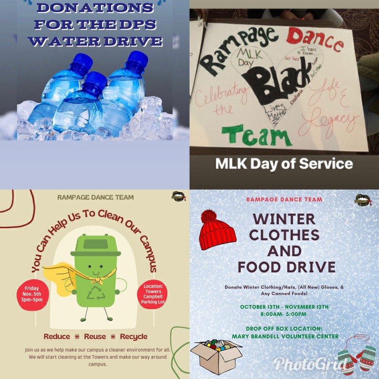 cmurampage's tweet photo. Day 8 of 12 Days of Rampage ❄️❤️💚 
We want to recognize all of the volunteer and community services we have done throughout the years. Yes we dance, but we love to give back to the community and our campus while helping where it is necessary ♻️✊🏾 https://t.co/OSY1pLlMGh