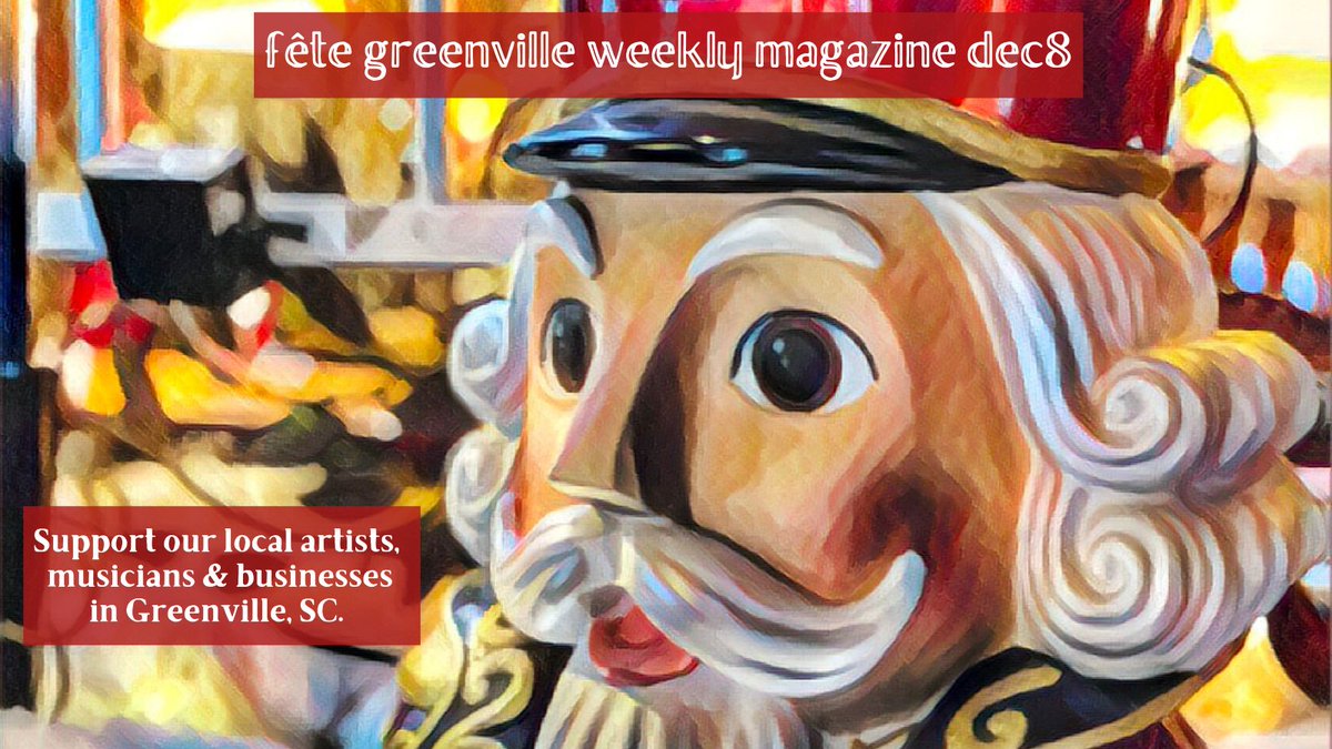 Dec8 fête magazine is here: bit.ly/dec8fetemag <a href="/ColorOfGrey/">𝔾𝕣𝕖𝕪 𝕋𝕙𝕠𝕞𝕡𝕤𝕠𝕟</a> @CompletePRGvl <a href="/philyanov/">Phil Yanov 🏆🤝</a> <a href="/UpcountryMuseum/">Upcountry History Museum</a> <a href="/WarehouseGvl/">The Warehouse Theatre</a> fête it be... #fetegreenville #gvlmedia