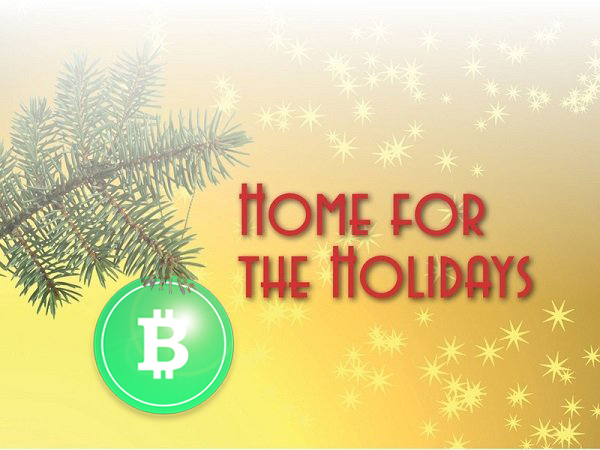 It's December which means I'm coming home for the Holidays! And so is my BCH! Right <a href="/BitcoinOutLoud/">BitcoinOutLoud#20539 (BCH to 7 billion users)</a> ? #BringYourBchHome