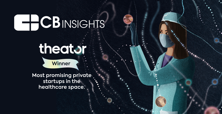 mytheator's tweet photo. We’re honored to announce that @mytheator has been selected for the 2021 @CBinsights Digital Health 150 List of Most Innovative Digital Health Startups. #AI #SurgicalIntelligence #DigitalHealth #medtwitter #surgtwitter

https://t.co/7VfqN3x52H https://t.co/krpfRpZp5p