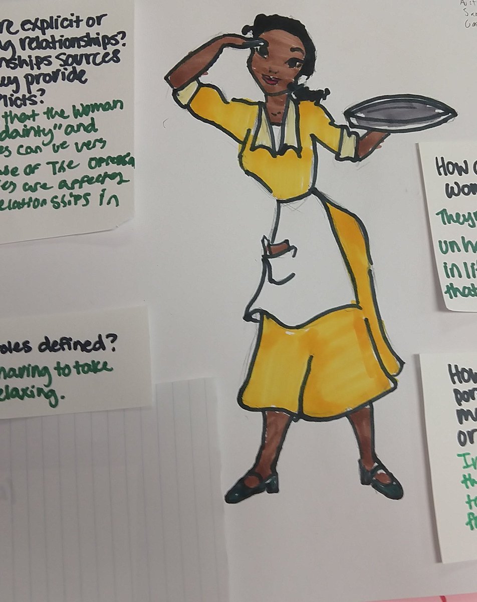 English4Rod's tweet image. Love it when my students use their artistic talents to enhance their group work!