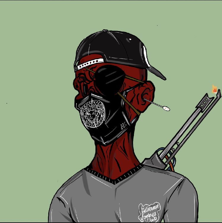 RektToRich's tweet photo. If you’re in #BZC follow for a follow back  

Purchased #6640 last night. @bzombiesc #billionairezombiesclub https://t.co/bhtCQazdgY