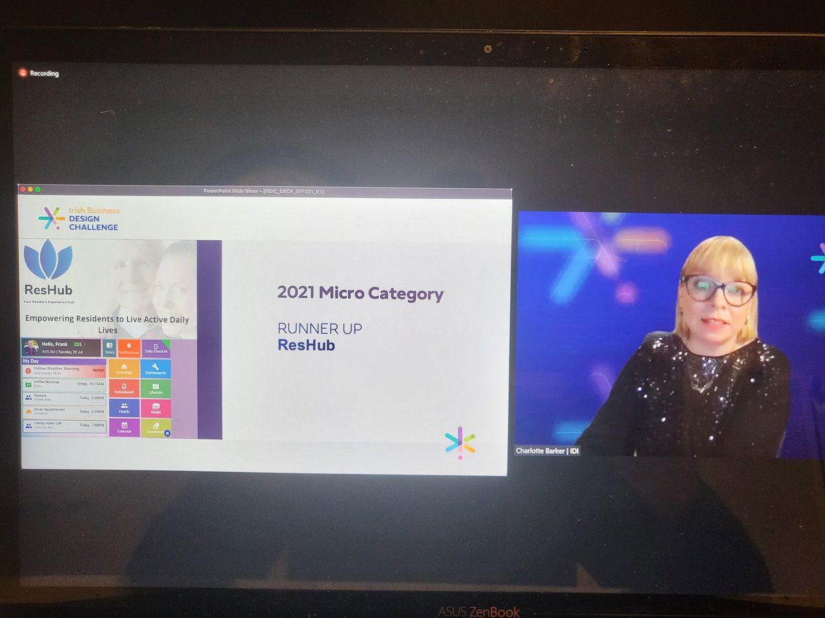 SeanGlocho's tweet photo. Runner up!!!
#ibdc2021 #reshub #agetech https://t.co/5a4rFijZlx