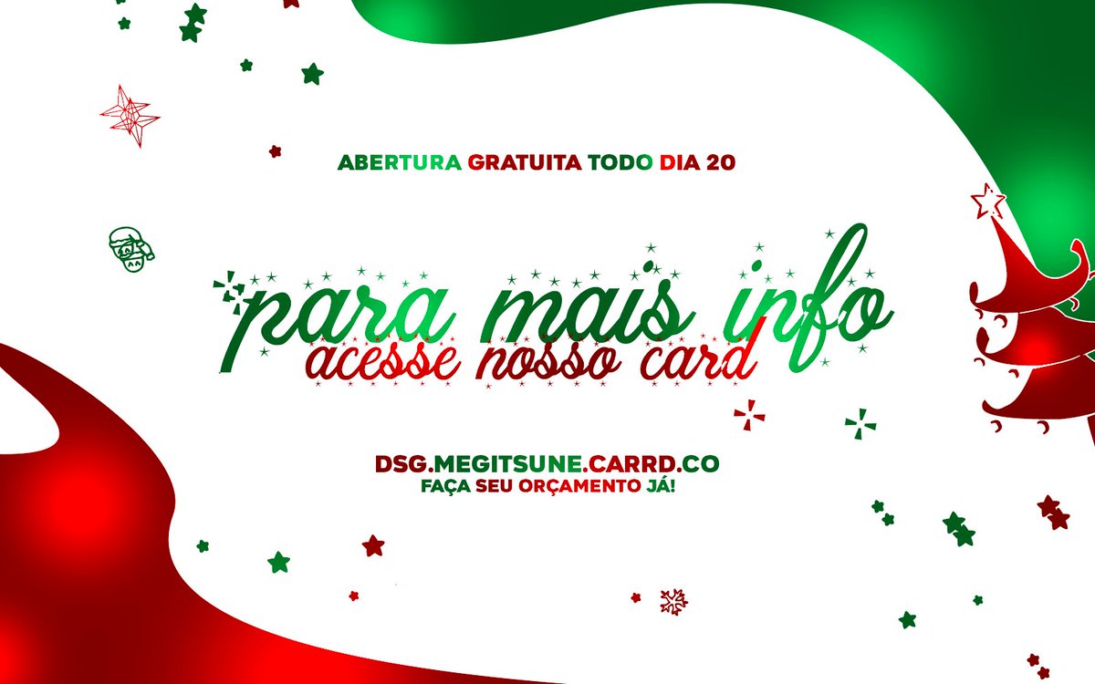 megitsunedsgn_'s tweet photo. ⠀⠀ャﾞ :⠀🦊 bem-vindos a megitsune design⠀‰⠀🎄
🔗 acesse nosso carrd: https://t.co/YQ1MPIUJSp
☃️ nosso gatinho curioso: https://t.co/QUtIAEAeoo
💸 pagamento em pix , transferência, picpay e paypal! https://t.co/QPWzCXo1KO